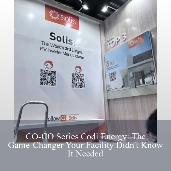 CO-CO Series Codi Energy: The Game-Changer Your Facility Didn't Know It Needed