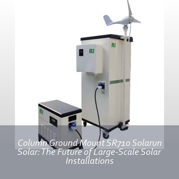 Column Ground Mount SR710 Solarun Solar: The Future of Large-Scale Solar Installations