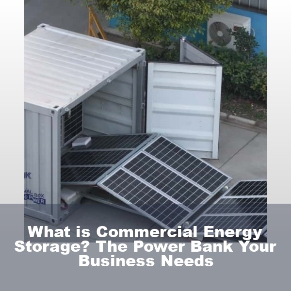 What is Commercial Energy Storage? The Power Bank Your Business Needs