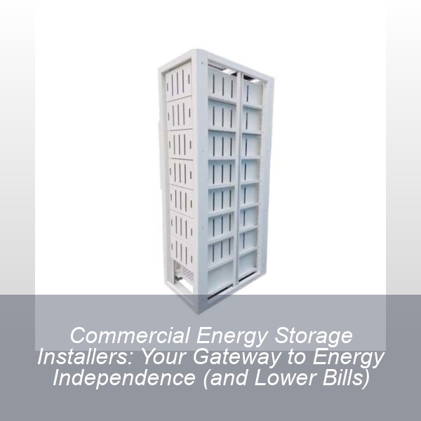 Commercial Energy Storage Installers: Your Gateway to Energy Independence (and Lower Bills)
