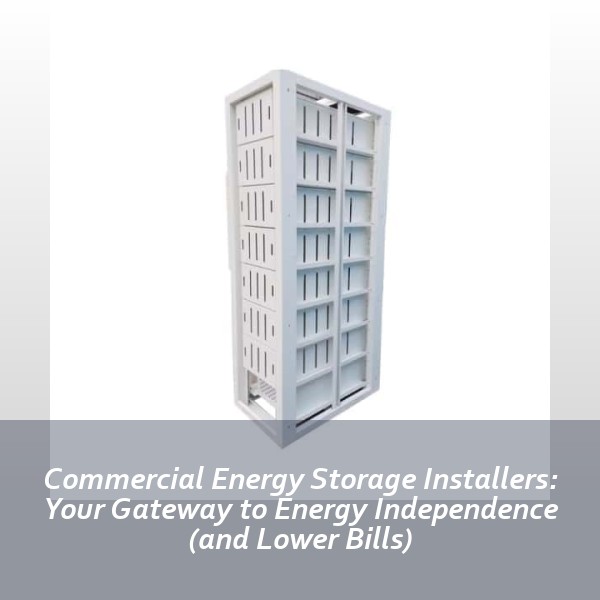 Commercial Energy Storage Installers: Your Gateway to Energy Independence (and Lower Bills)