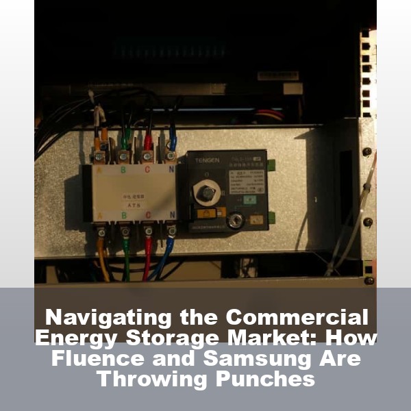 Navigating the Commercial Energy Storage Market: How Fluence and Samsung Are Throwing Punches