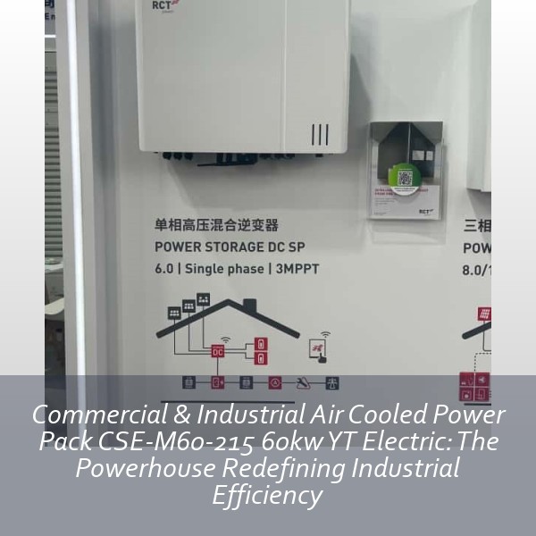 Commercial & Industrial Air Cooled Power Pack CSE-M60-215 60kw YT Electric: The Powerhouse Redefining Industrial Efficiency