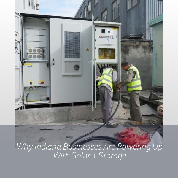 Why Indiana Businesses Are Powering Up With Solar + Storage