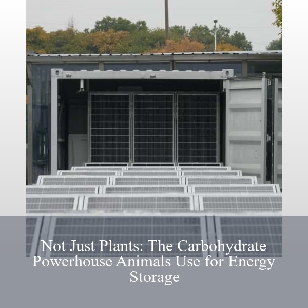 Not Just Plants: The Carbohydrate Powerhouse Animals Use for Energy Storage