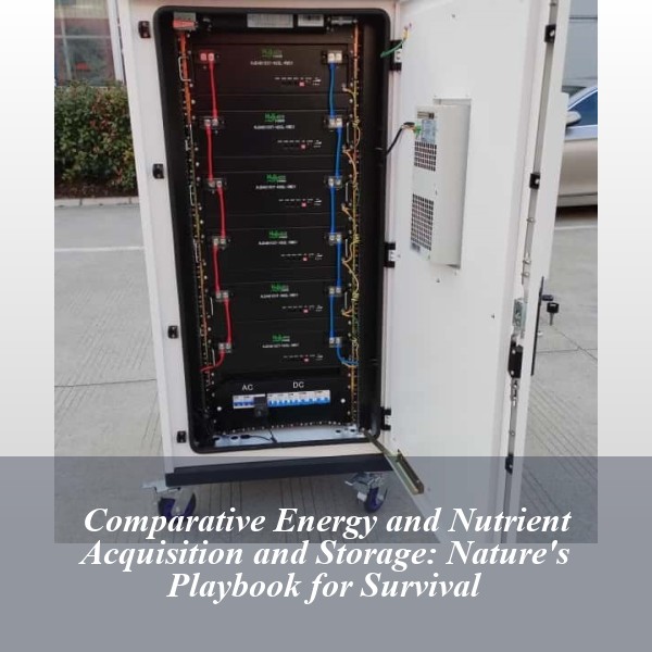 Comparative Energy and Nutrient Acquisition and Storage: Nature's Playbook for Survival