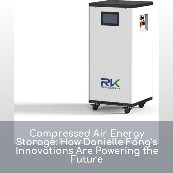 Compressed Air Energy Storage: How Danielle Fong's Innovations Are Powering the Future