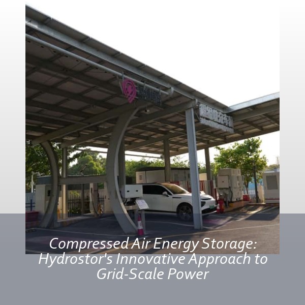 Compressed Air Energy Storage: Hydrostor's Innovative Approach to Grid-Scale Power