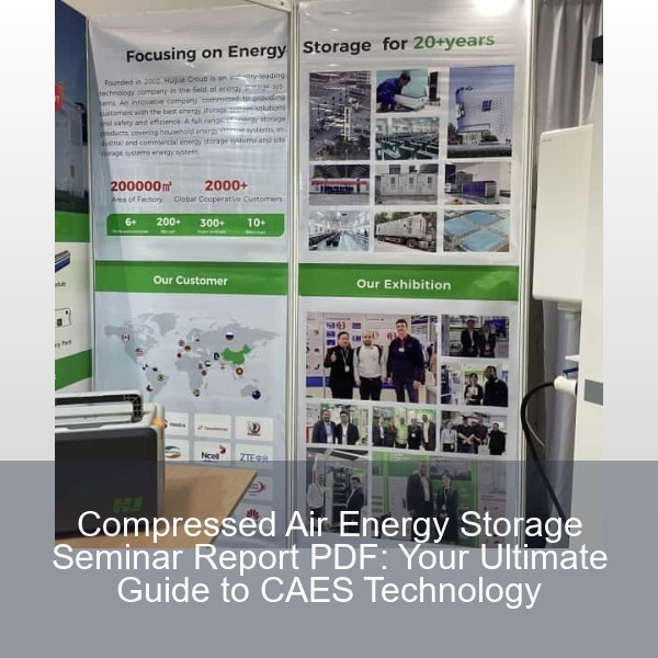 Compressed Air Energy Storage Seminar Report PDF: Your Ultimate Guide to CAES Technology