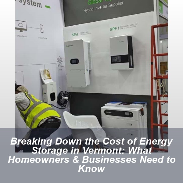 Breaking Down the Cost of Energy Storage in Vermont: What Homeowners & Businesses Need to Know