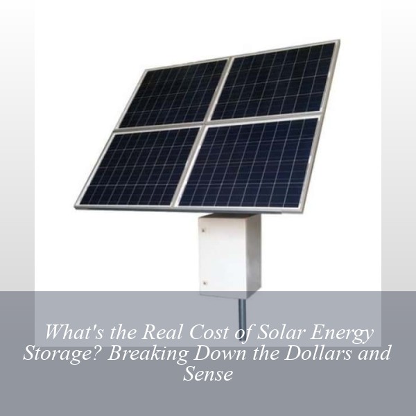 What's the Real Cost of Solar Energy Storage? Breaking Down the Dollars and Sense