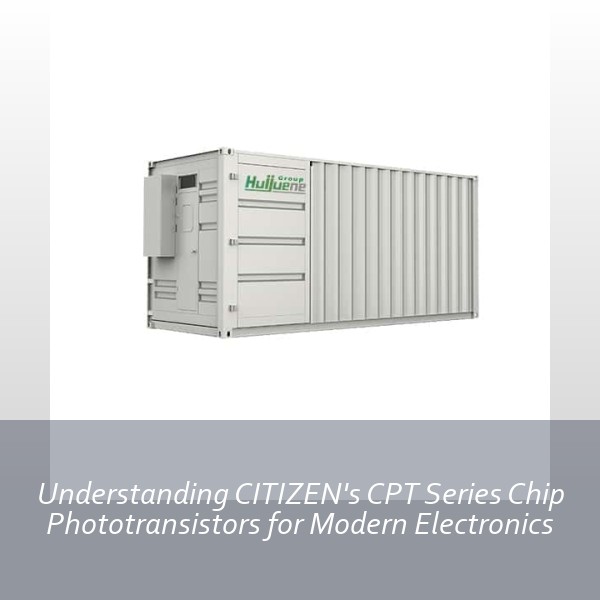 Understanding CITIZEN's CPT Series Chip Phototransistors for Modern Electronics