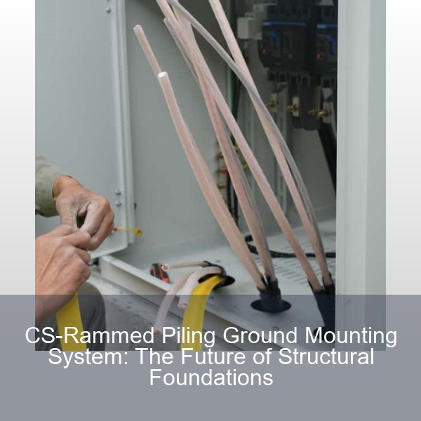 CS-Rammed Piling Ground Mounting System: The Future of Structural Foundations