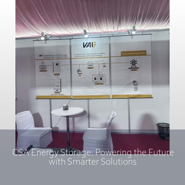 CSA Energy Storage: Powering the Future with Smarter Solutions