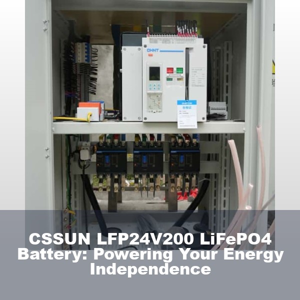 CSSUN LFP24V200 LiFePO4 Battery: Powering Your Energy Independence