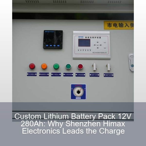 Custom Lithium Battery Pack 12V 280Ah: Why Shenzhen Himax Electronics Leads the Charge