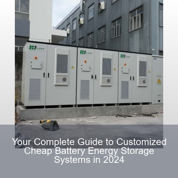 Your Complete Guide to Customized Cheap Battery Energy Storage Systems in 2024
