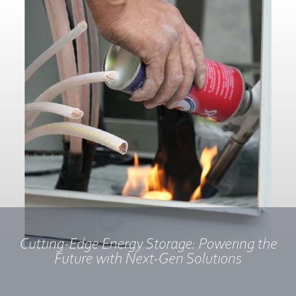 Cutting-Edge Energy Storage: Powering the Future with Next-Gen Solutions