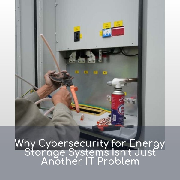 Why Cybersecurity for Energy Storage Systems Isn't Just Another IT Problem