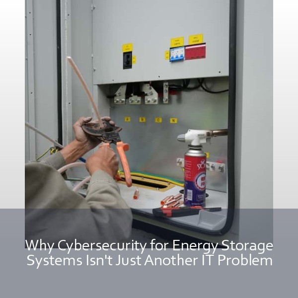 Why Cybersecurity for Energy Storage Systems Isn't Just Another IT Problem
