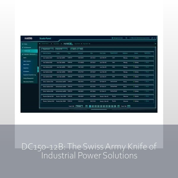 DC150-12B: The Swiss Army Knife of Industrial Power Solutions