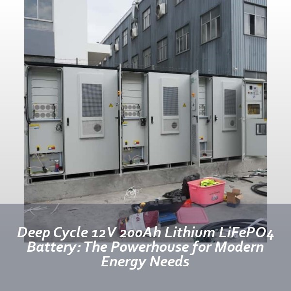Deep Cycle 12V 200Ah Lithium LiFePO4 Battery: The Powerhouse for Modern Energy Needs