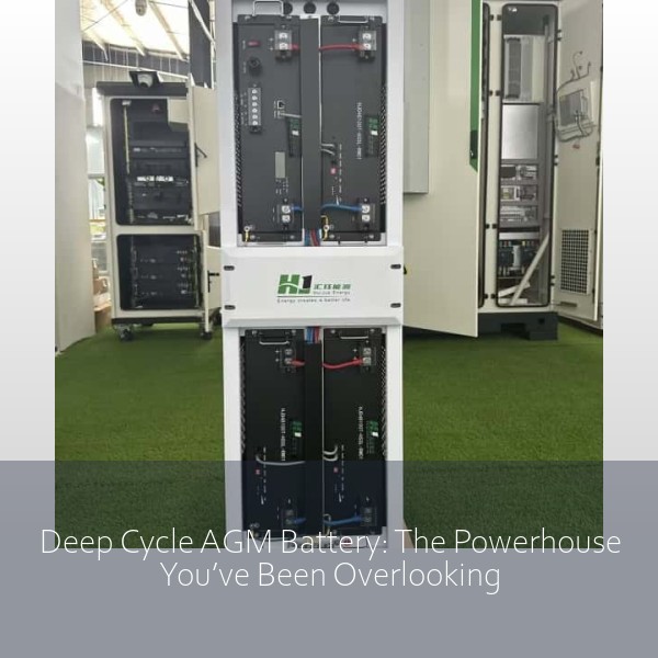Deep Cycle AGM Battery: The Powerhouse You’ve Been Overlooking