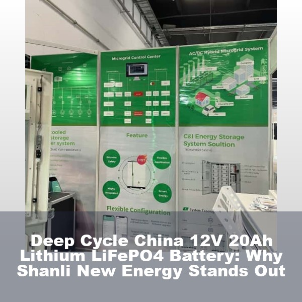 Deep Cycle China 12V 20Ah Lithium LiFePO4 Battery: Why Shanli New Energy Stands Out