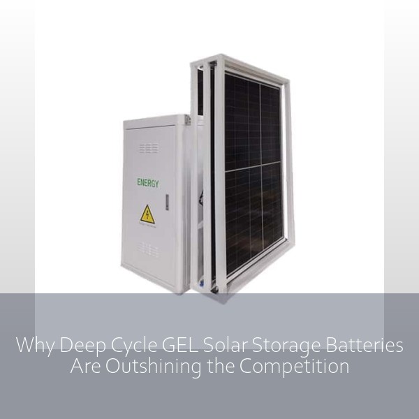 Why Deep Cycle GEL Solar Storage Batteries Are Outshining the Competition