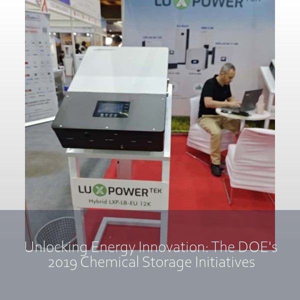 Unlocking Energy Innovation: The DOE's 2019 Chemical Storage Initiatives