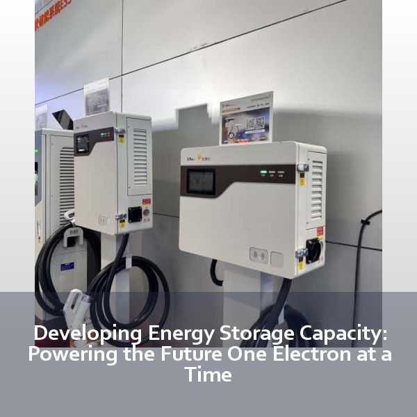 Developing Energy Storage Capacity: Powering the Future One Electron at a Time
