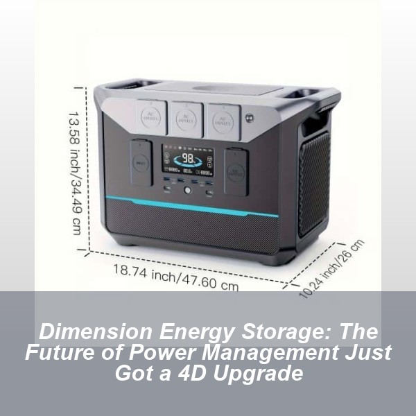 Dimension Energy Storage: The Future of Power Management Just Got a 4D Upgrade