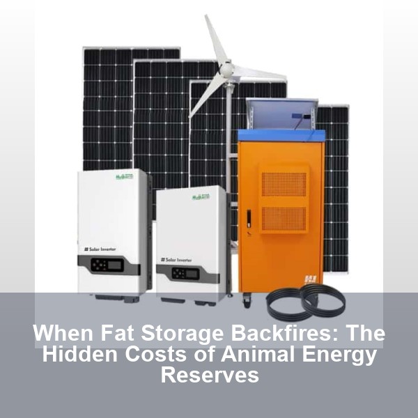 When Fat Storage Backfires: The Hidden Costs of Animal Energy Reserves