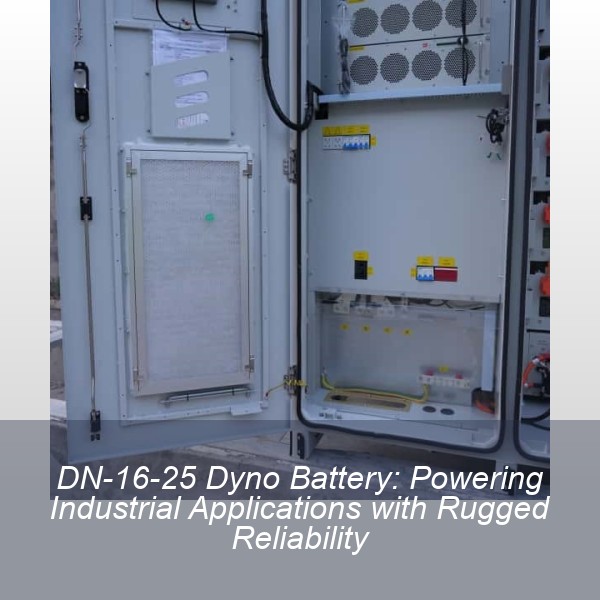 DN-16-25 Dyno Battery: Powering Industrial Applications with Rugged Reliability
