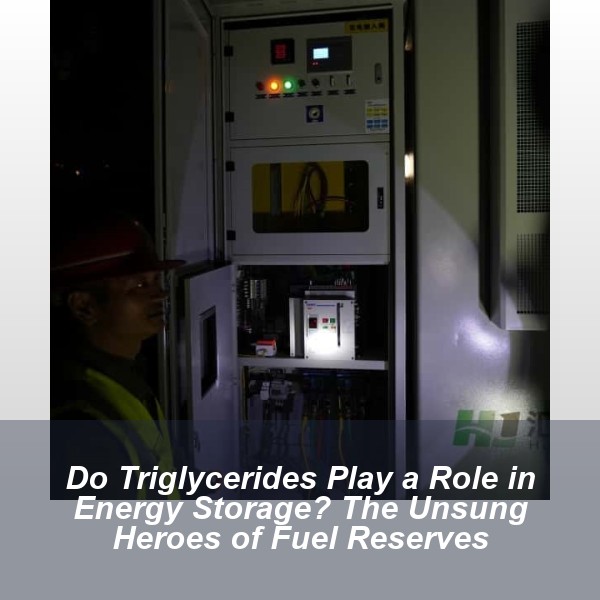 Do Triglycerides Play a Role in Energy Storage? The Unsung Heroes of Fuel Reserves
