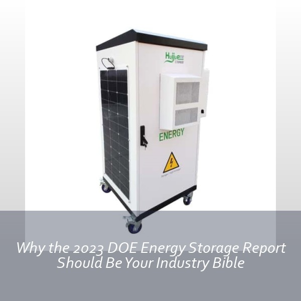 Why the 2023 DOE Energy Storage Report Should Be Your Industry Bible