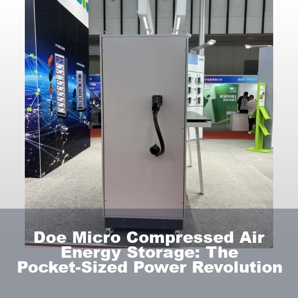 Doe Micro Compressed Air Energy Storage: The Pocket-Sized Power Revolution