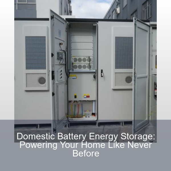Domestic Battery Energy Storage: Powering Your Home Like Never Before