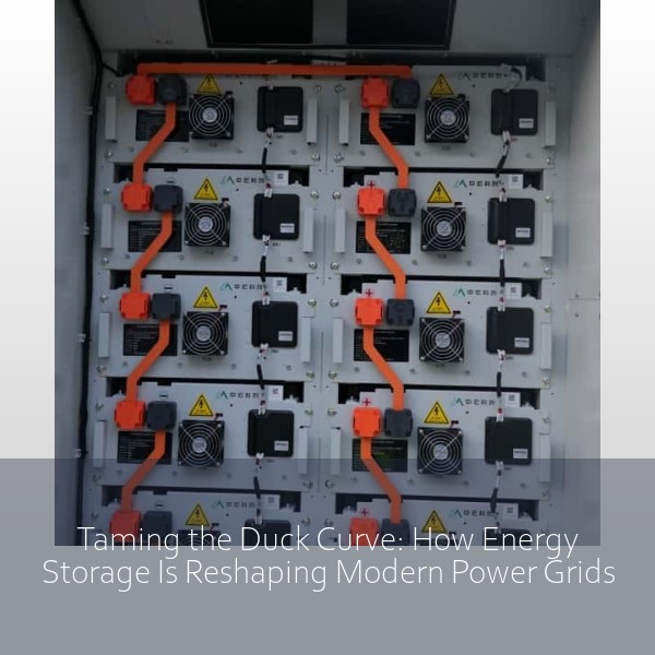 Taming the Duck Curve: How Energy Storage Is Reshaping Modern Power Grids