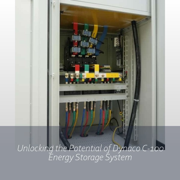 Unlocking the Potential of Dynaco C-100 Energy Storage System