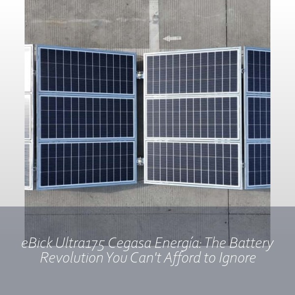 eBick Ultra175 Cegasa Energía: The Battery Revolution You Can't Afford to Ignore