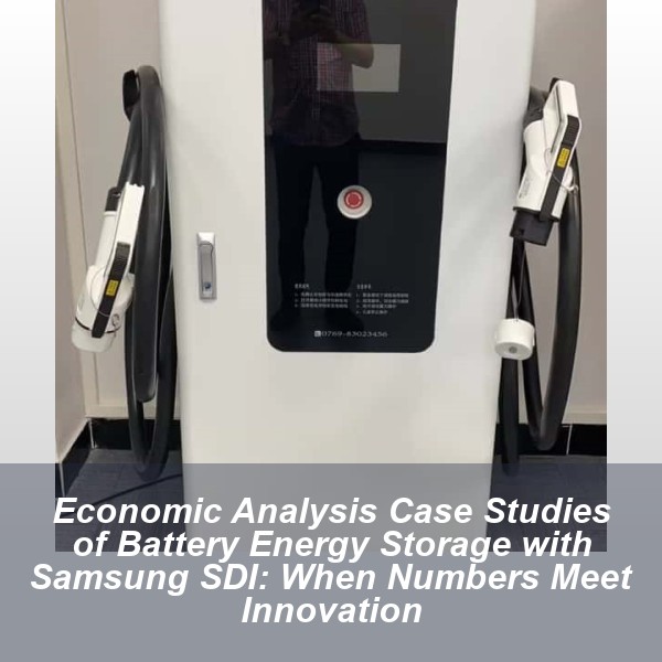 Economic Analysis Case Studies of Battery Energy Storage with Samsung SDI: When Numbers Meet Innovation