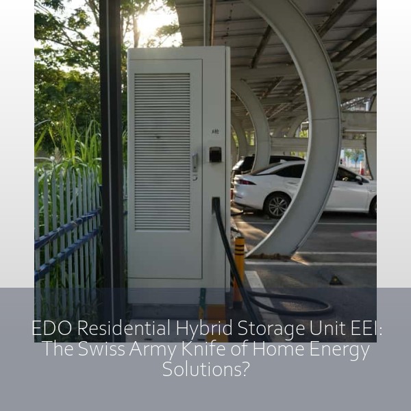 EDO Residential Hybrid Storage Unit EEI: The Swiss Army Knife of Home Energy Solutions?