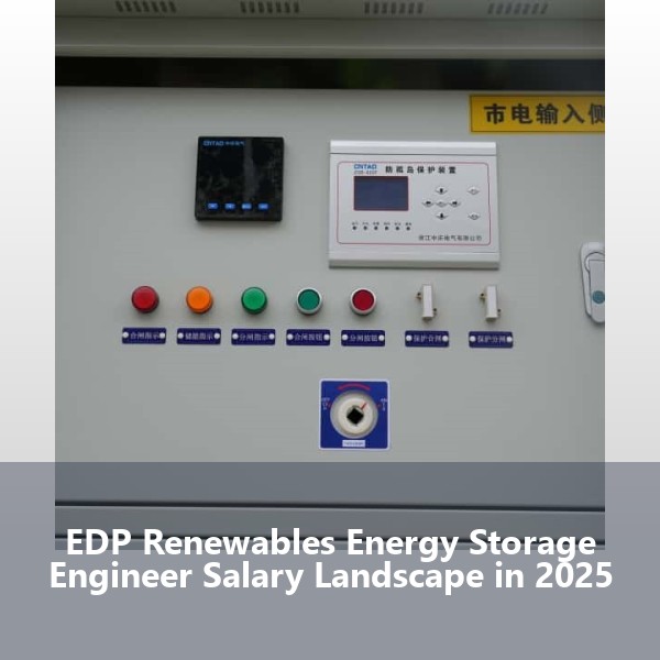 EDP Renewables Energy Storage Engineer Salary Landscape in 2025