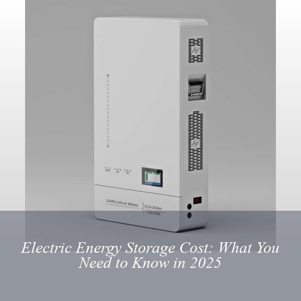 Electric Energy Storage Cost: What You Need to Know in 2025