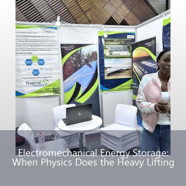 Electromechanical Energy Storage: When Physics Does the Heavy Lifting