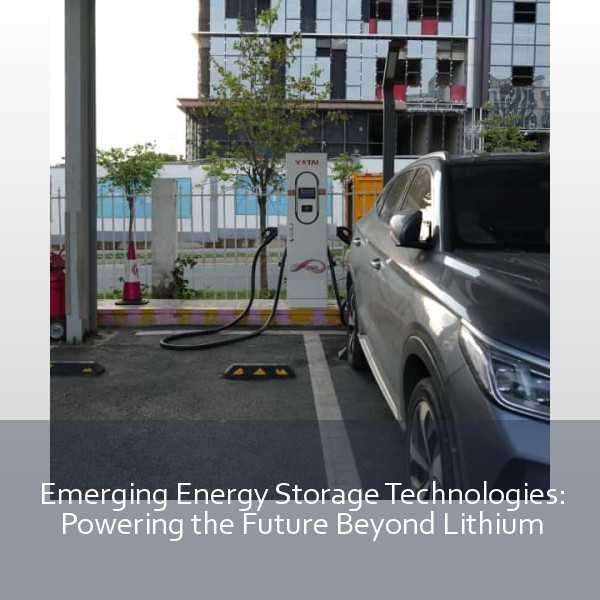 Emerging Energy Storage Technologies: Powering the Future Beyond Lithium