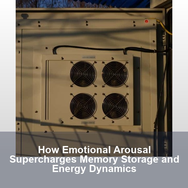 How Emotional Arousal Supercharges Memory Storage and Energy Dynamics