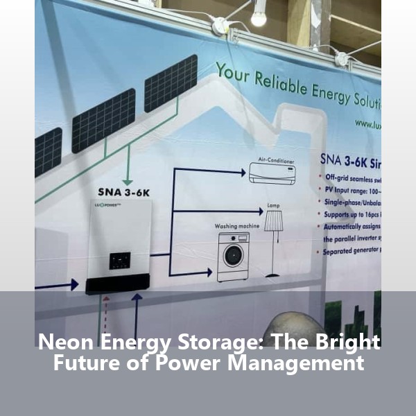 Neon Energy Storage: The Bright Future of Power Management