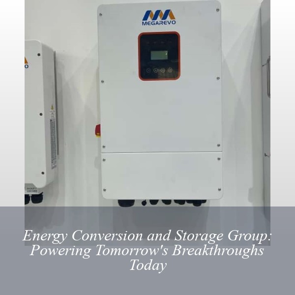 Energy Conversion and Storage Group: Powering Tomorrow's Breakthroughs Today